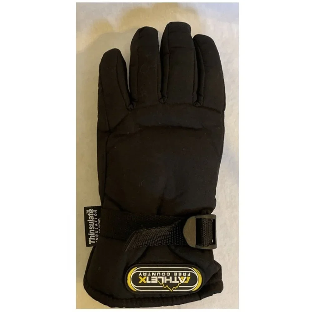 Athletx Free Country Thinsulate Youth 40 gram Snow Ski Winter Gloves Vintage
